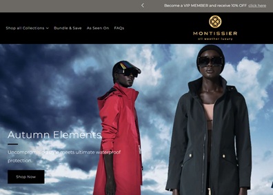 Montissier — High-end winter fashion: optimised messaging and UX driving global sales
