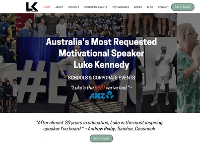 Luke Kennedy — Motivational speaker: 7 leads in 2 days and a course funnel ready to launch