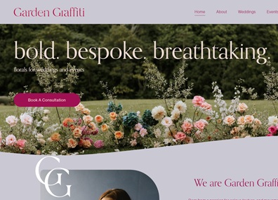 Garden Graffiti — Florist: website revamp brings instant leads and more profit
