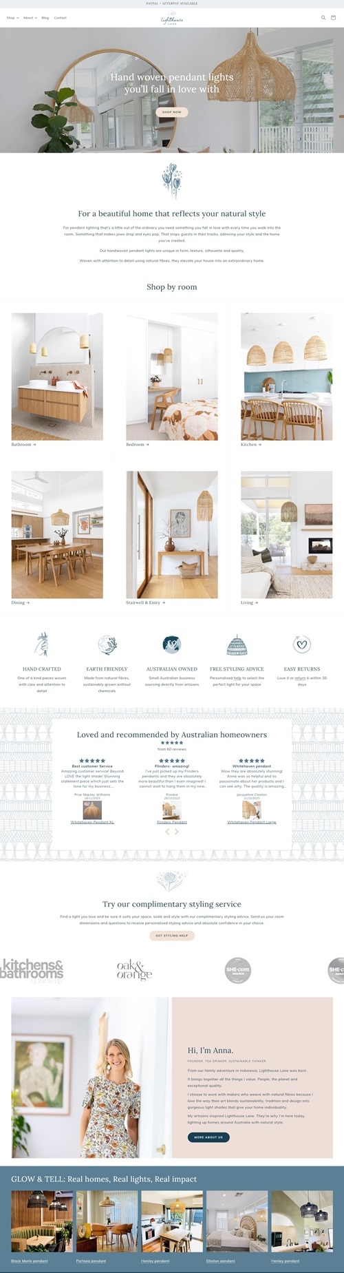 Lighthouse Lane website refresh