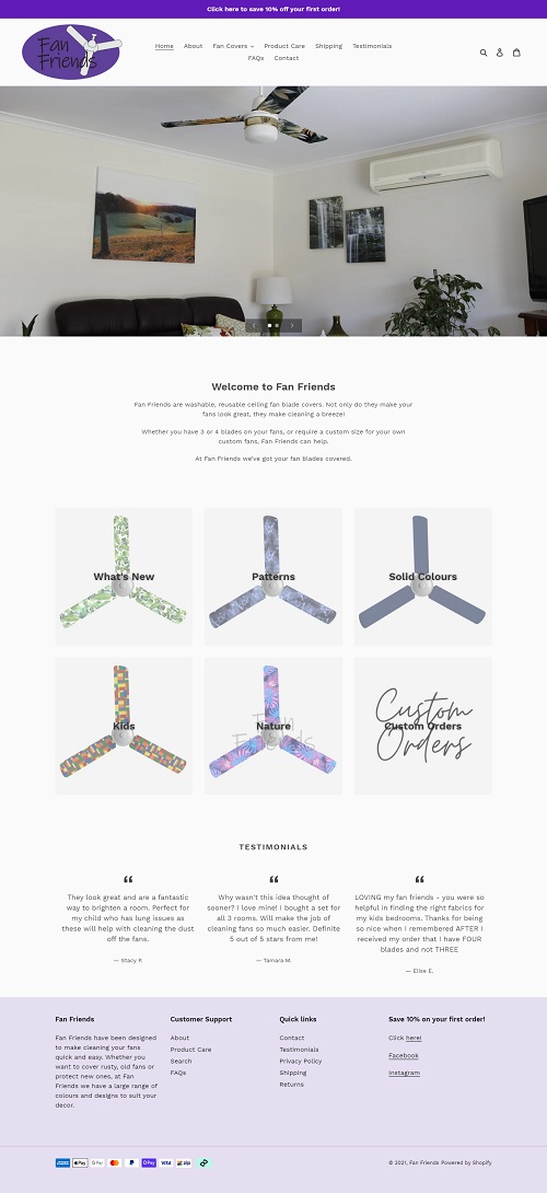 Fan-Friends-Website-Homepage-Before