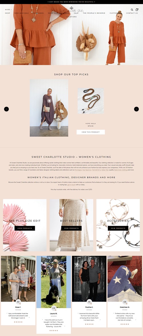 SCS  Home Page - Before